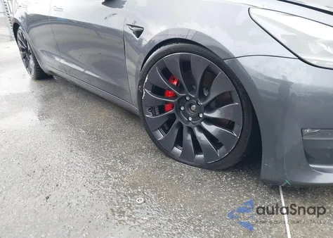 2023 Tesla Model 3 Performance Dual Motor All-Wheel Drive from USA, damaged, VIN 5YJ3E1EC0PF488692